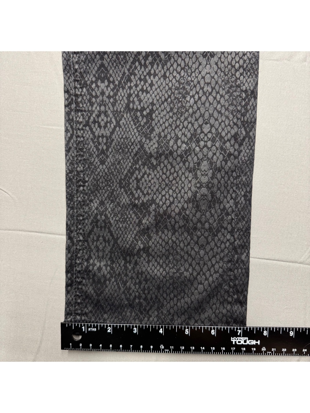Liverpool Womens Beatles Snakeskin Print Pants Size 12 Gray Python Stretch - Picture 5 of 11
